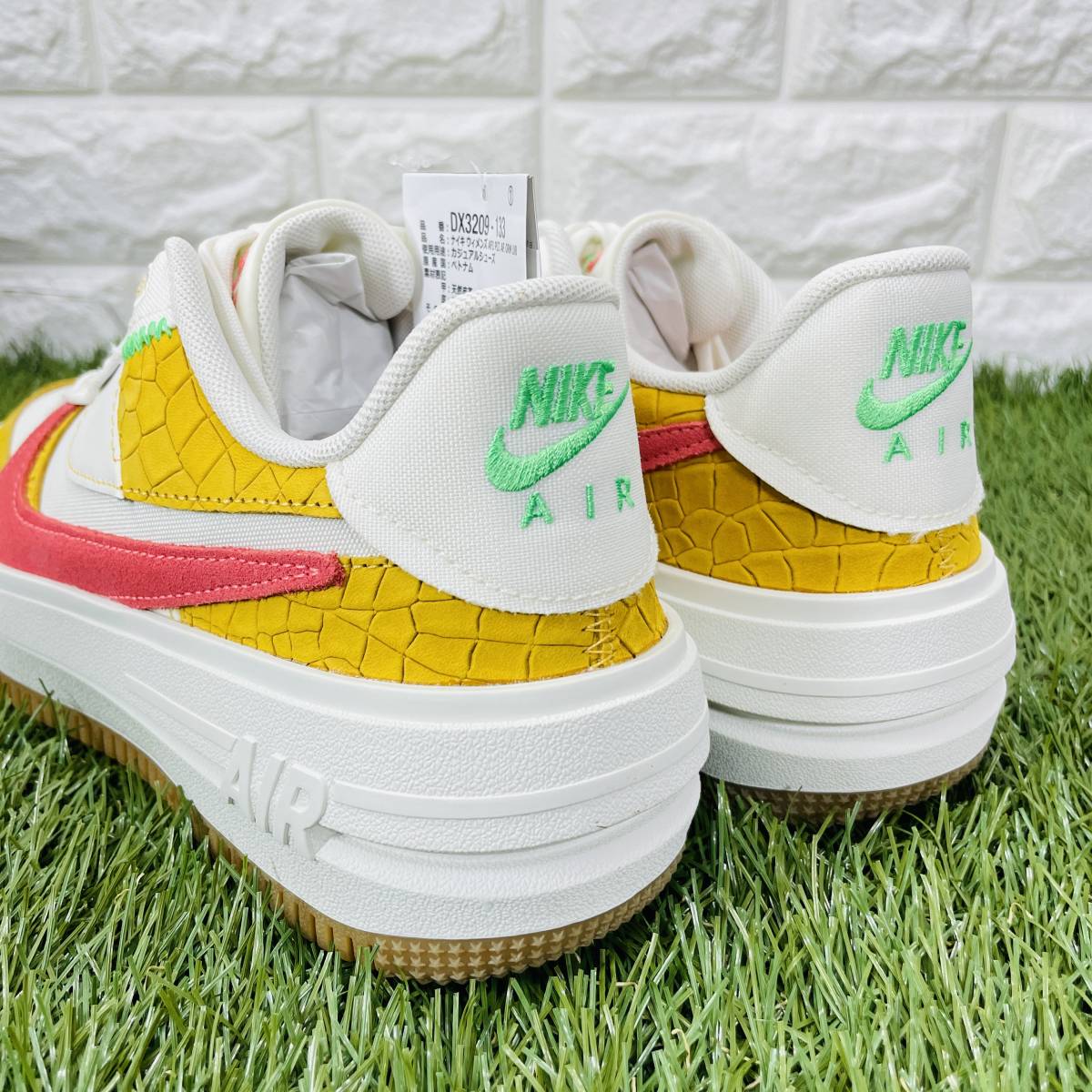 即決 ナイキ ウィメンズ エアフォース1 プラットフォーム Lv8 Nike WMNS Air Force1 PLT.AF.ORM 厚底 22.0cm 送料込み DX3209-133_画像9