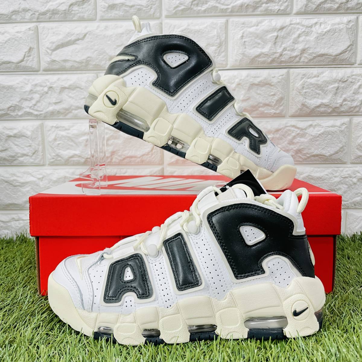  prompt decision Nike air moa up ton po moa ton NIKE AIR MORE UPTEMPO white black 23.0cm postage included FB8480-100