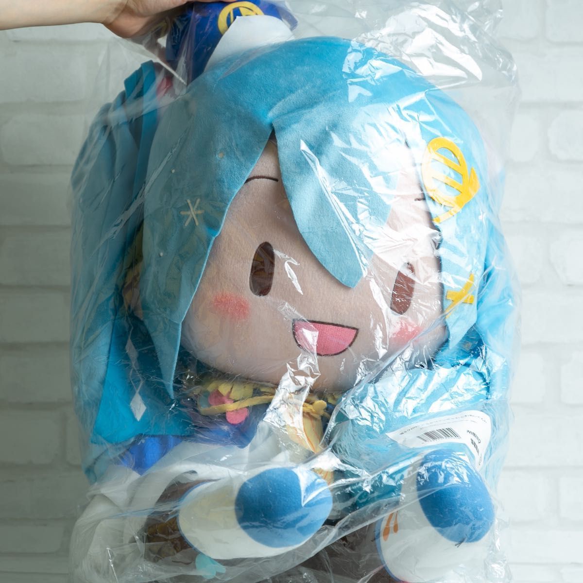 雪ミク2020 どでか ジャンボ ふわふわ ぬいぐるみ 初音ミク 限定 雪ミク2020 どでか ジャンボ ふわふわ ぬいぐるみ 初音ミク 限定