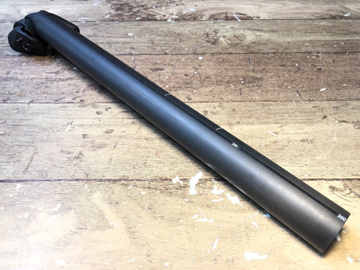 品質一番の カーボンシートポスト TEAM 25 ZERO 3T GH490 黒 350mm Φ27