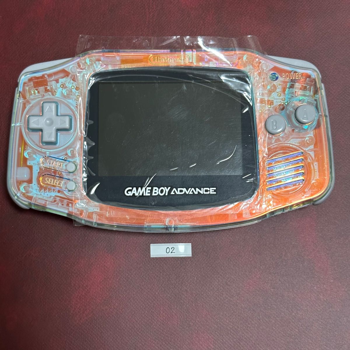 ゲームボーイアドバンス GBA ips液晶 交換済み オーロラカラー 本体 02