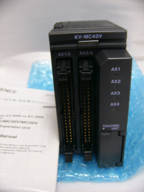 ★未使用に近い★ Keyence KV-MC40V 4軸パルス列位置決めモーション装置