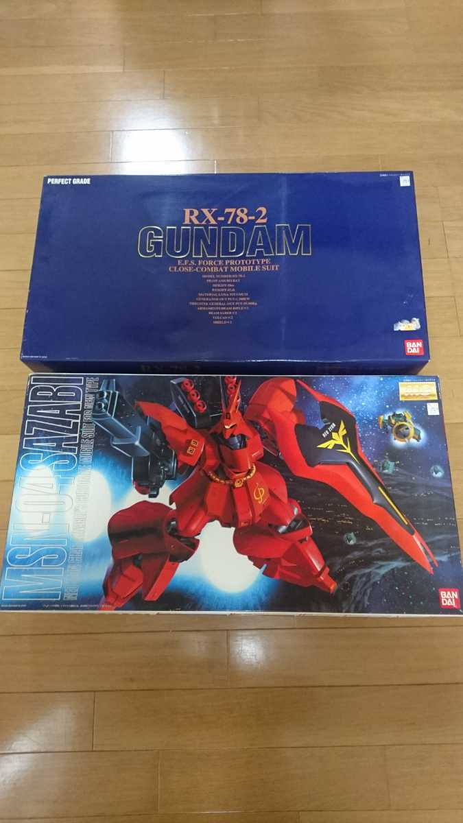 未組立ガンプラ pg ザク MG サザビー Yahoo!オークション - ガンプラ MGサザビー PGガンダム 未組立品