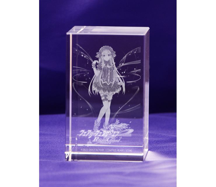 ◎雑貨 未使用 3Dクリスタル フェアリーフェンサーエフRC ティアラ+アリン② フェアリーフェンサー エフ Refrain Chord 3Dクリスタル