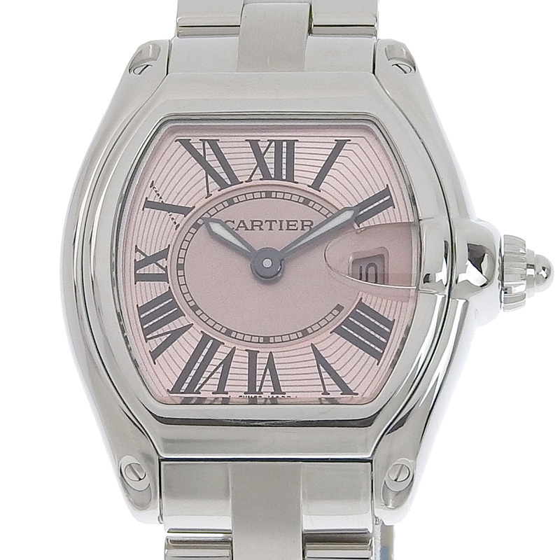 カルティエ CARTIER ロードスターSM クォーツ 腕時計 レディース SS