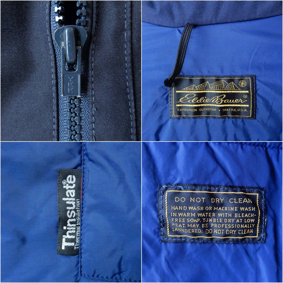 Eddie Bauer Thinsulate Jacket 1980s Vintage エディーバウアー シンサレートジャケット ダウンジャケット 1980年代 ヴィンテージ