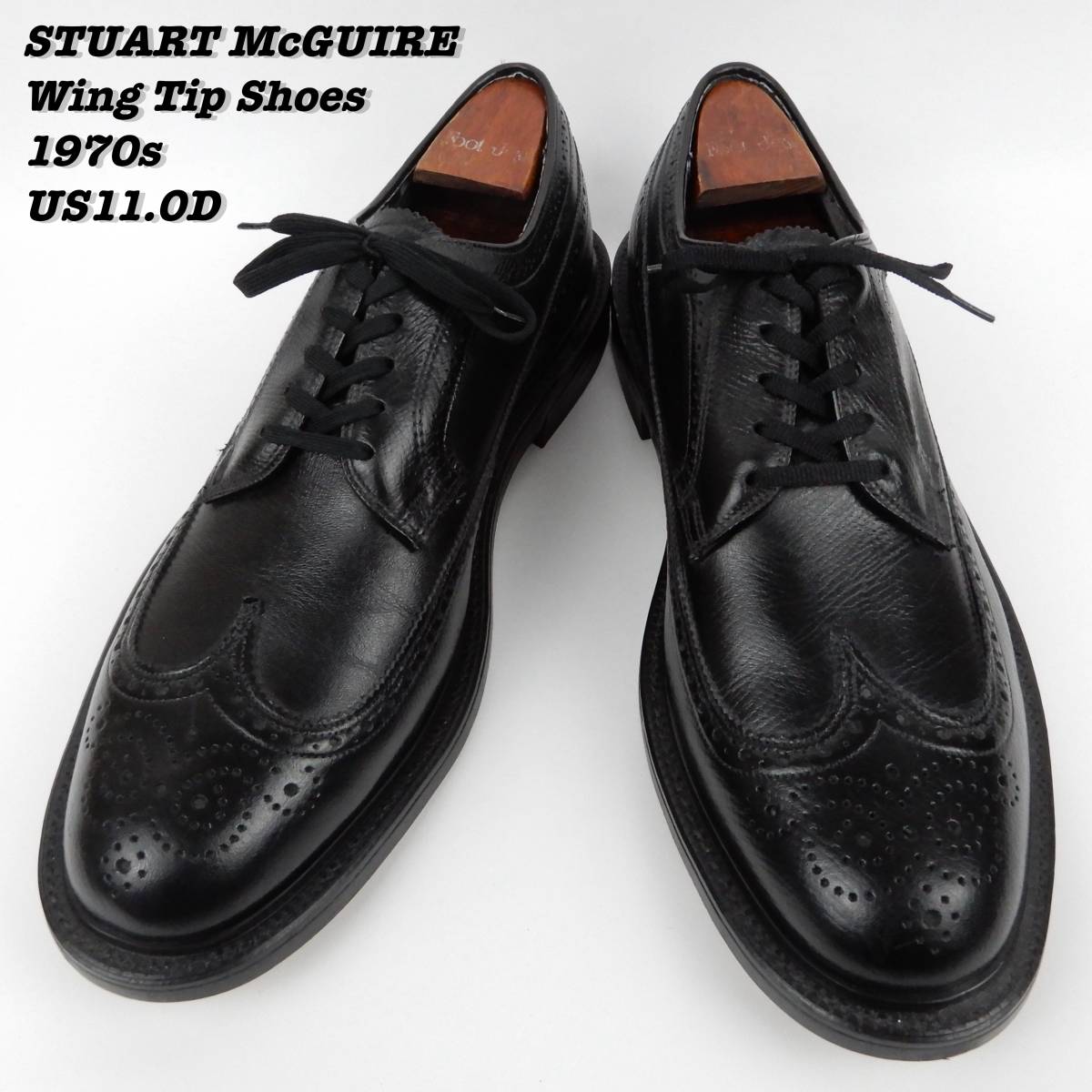 大人気 McGUIRE STUART LONG 革靴 古靴 ヴィンテージ 1970年代 ロング