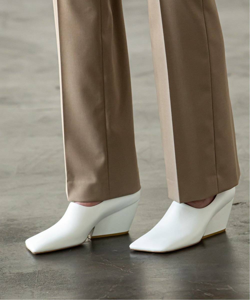  бесплатная доставка обычная цена 3.6 десять тысяч новый товар PIPPICHIC LINDA 35.5 белый сделано в Японии pipi Schic квадратное tu каблук туфли-лодочки 