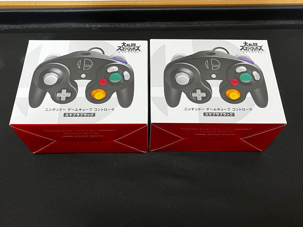 正規代理店 ゲームキューブコントローラー スマブラブラック 2個セット