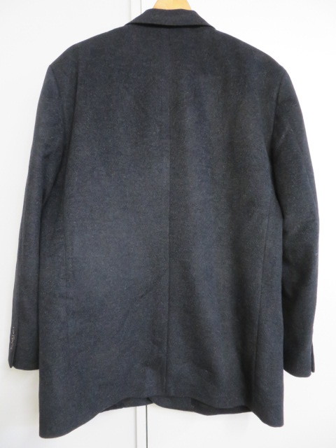 ☆クリーニング済 高級 上質 papas パパス ウールテーラードジャケット 3釦 3B アンゴラ60% 毛40% サイズ50/L☆_画像2