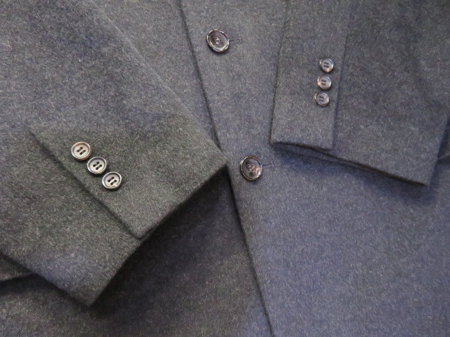 ☆クリーニング済 高級 上質 papas パパス ウールテーラードジャケット 3釦 3B アンゴラ60% 毛40% サイズ50/L☆_画像7