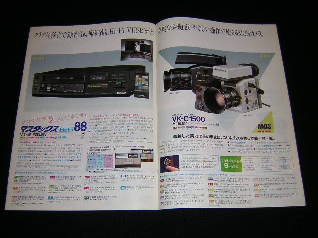 HITACHI 日立　ビデオ　マスタックス　総合カタログ　1983年_画像6