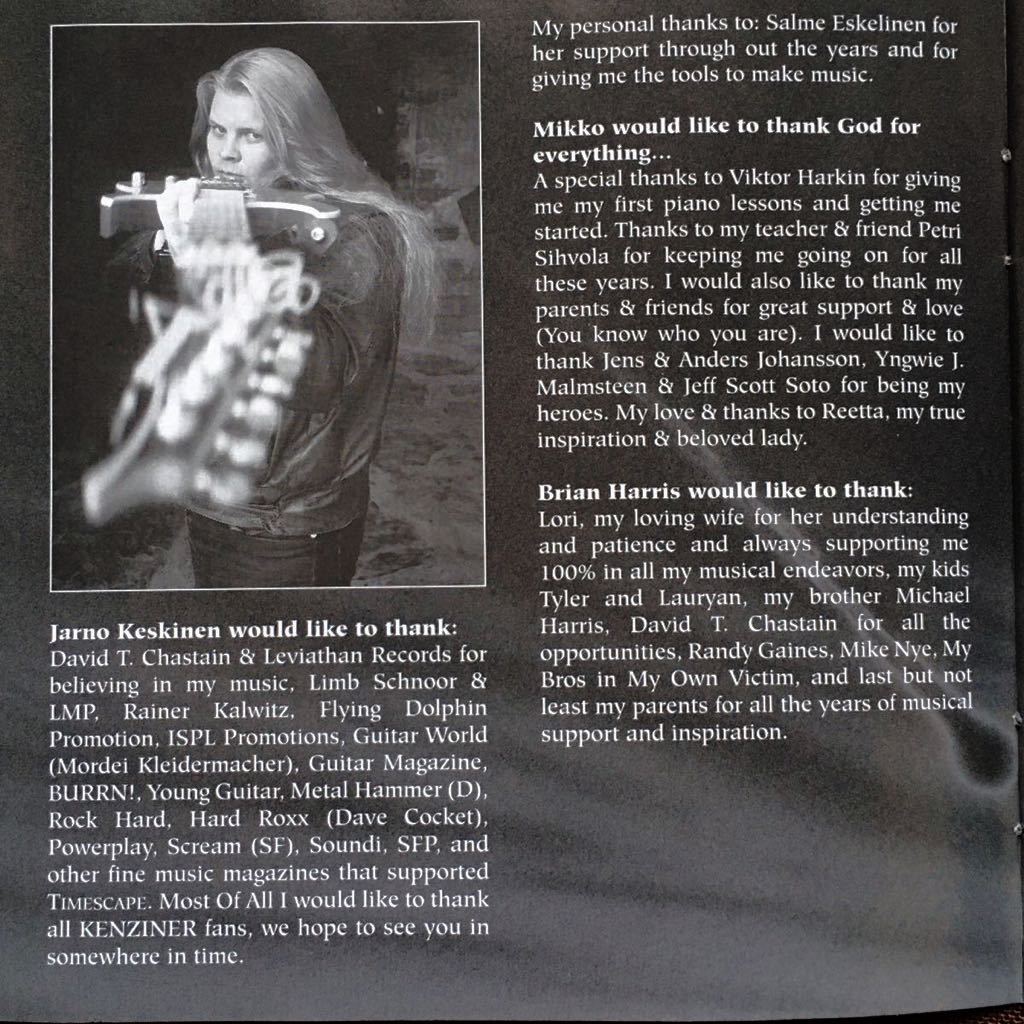 ヤーノ・ケスキネン/スティーヴ・フレドリック/ミッコ・ハルキン/北欧/ネオクラシカル・ギター/様式美メタル/ケンジナー/KENZINER/1999年_画像6