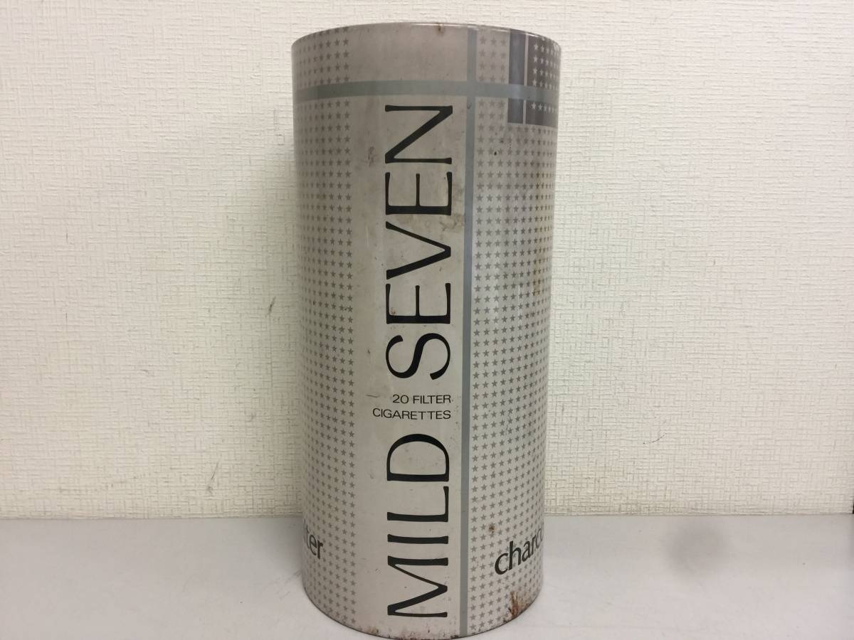 当時品 昭和レトロ MILD SEVEN マイルドセブン ゴミ箱 Yahoo!オークション - 昭和レトロ MILD SEVEN マイルドセブン