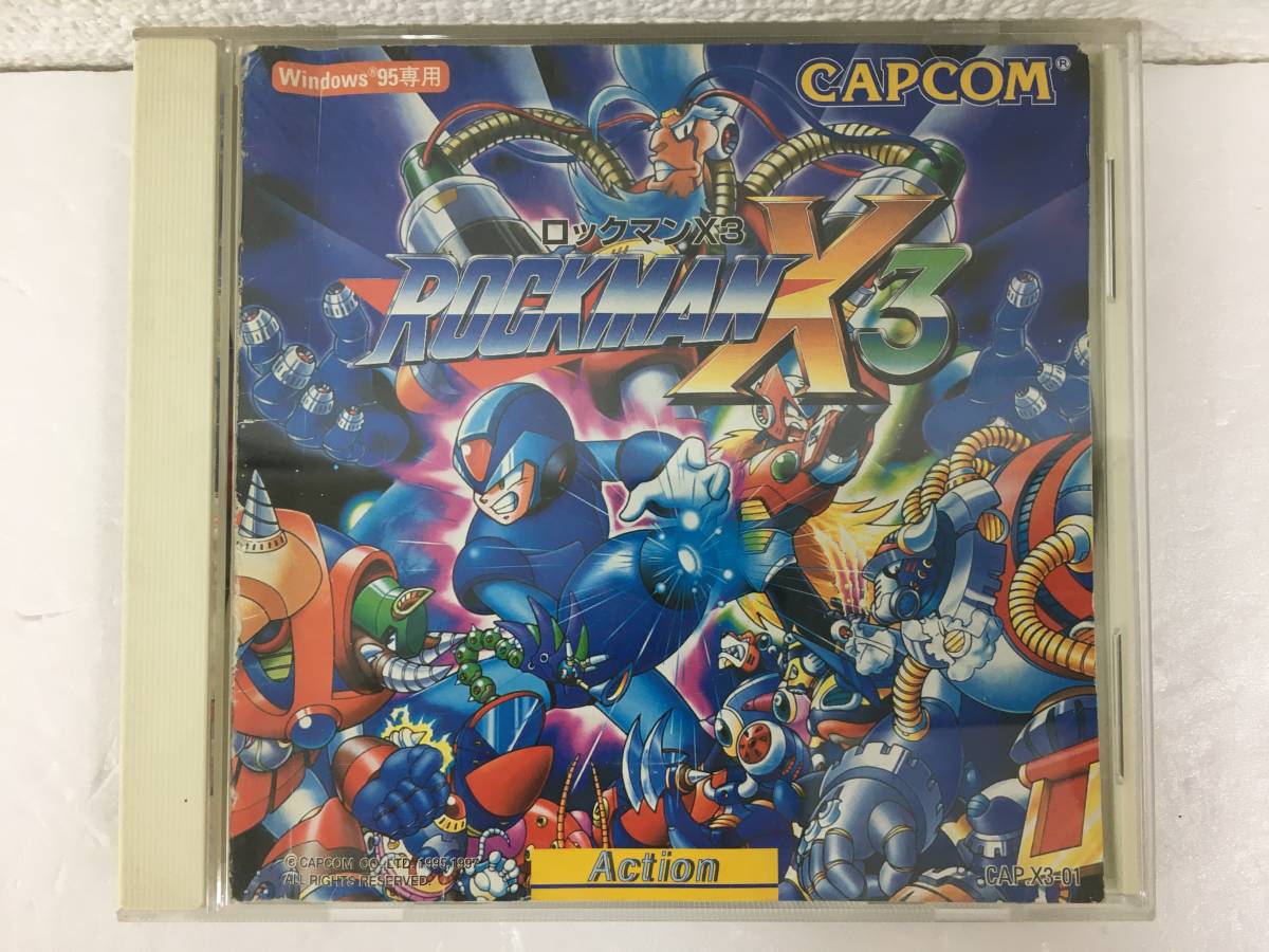 ●○A306 Windows 95専用 CAPCOM ロックマンX3 ROCKMAN X3○●の画像1