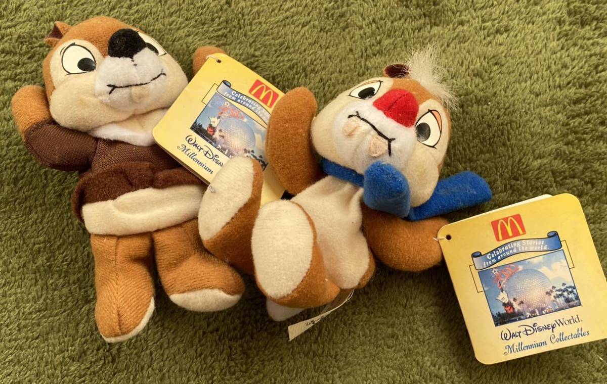 ①Walt Disney World Millennium Collectables* chip & Dale * McDonald's *