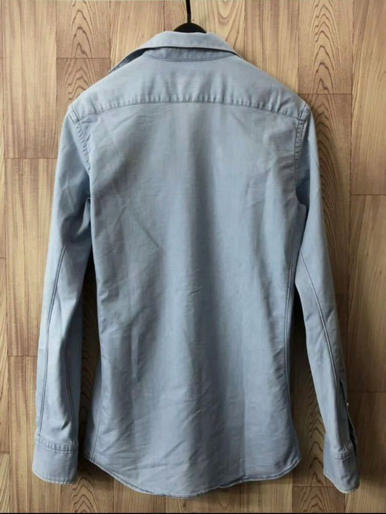 【 美中古！即決 】junhashimoto ジュンハシモト HORIZONTAL SHIRTS ホリゾンタルシャツ 長袖シャツ 1061810006 size 3 定価2.5万_画像3