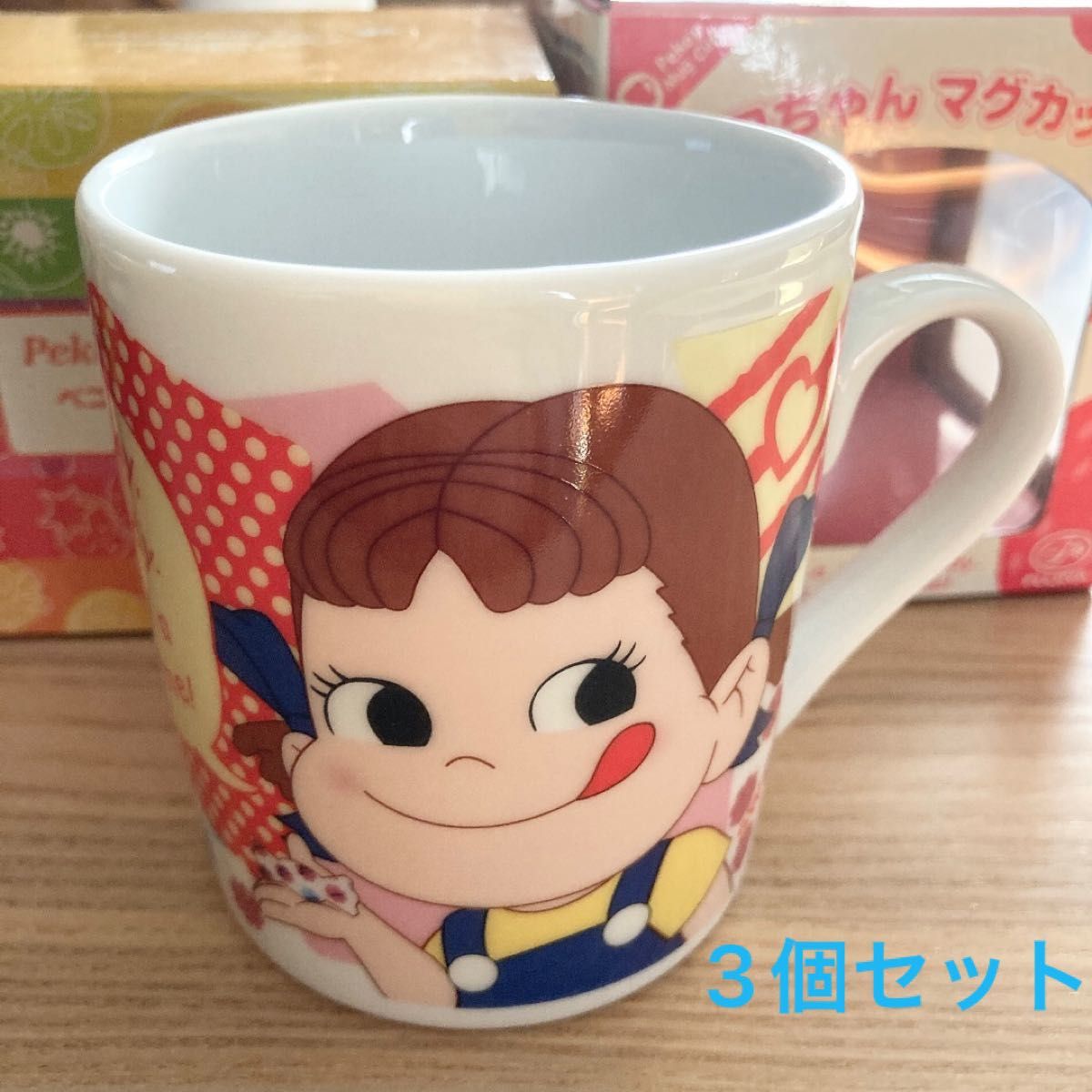 マグカップ 昭和レトロ ペコちゃん マグカップ 非売品 - 食器