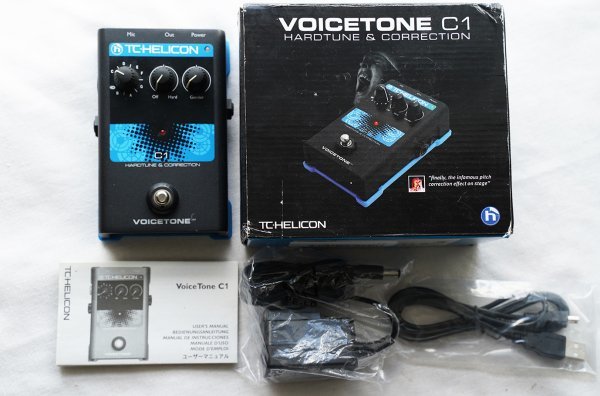 TC HELICON VoiceTone C1 ボーカル エフェクター マイク - 器材