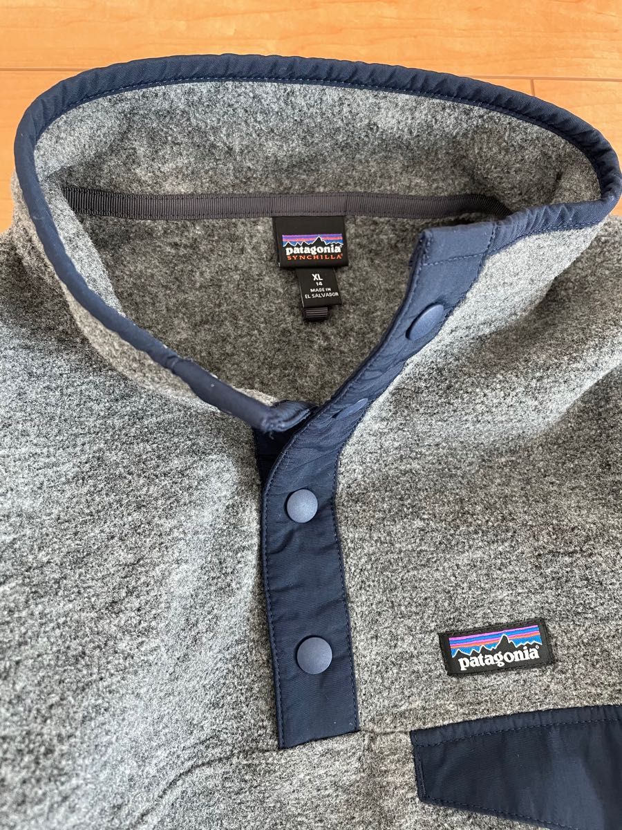 最愛 Patagonia パタゴニア フリースプルオーバー ボーイズXL