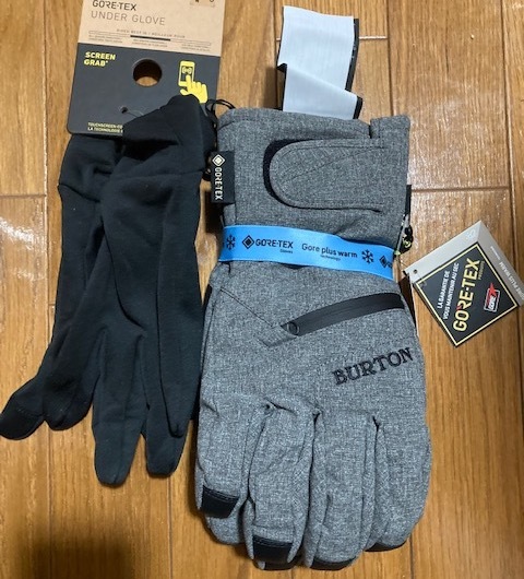 話題の行列 Burton グローブ M Heather Bog Glove Under Gore-Tex