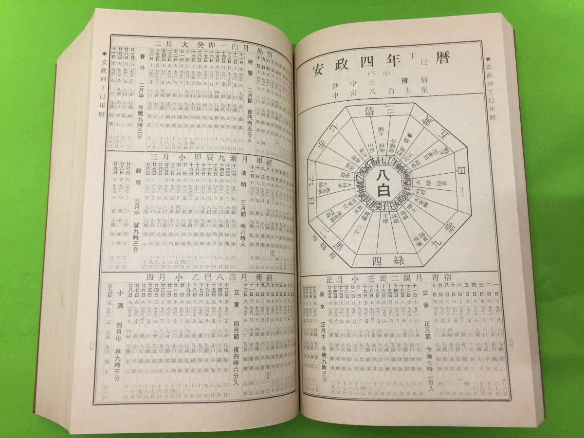404-77nyo 陰陽対照九星配置 萬年暦 昭和36年 晴明社 占い | juama.com.gt