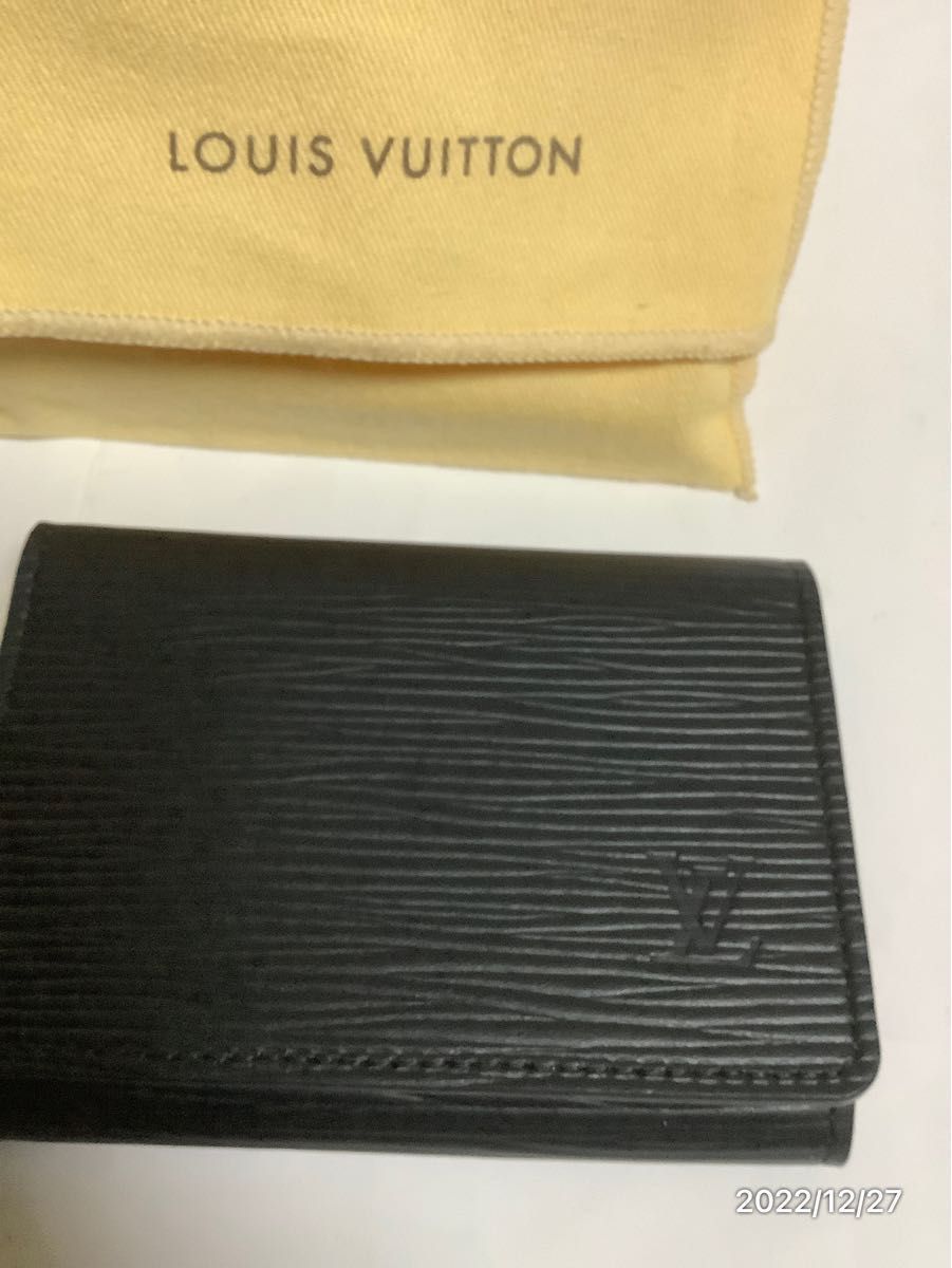 LOUIS VUITTON エピ　アンヴェロップ.カルト. ドゥヴィジット　カードケース　エピタイプ（M56582）