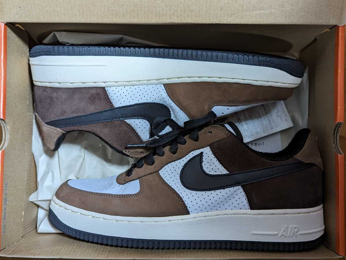 【即決】AIR FORCE 1 LOW PREMIUM　escape ブラウン　Travis scott　デッドストック　レア　新品未使用　28.5 10.5　エスケープ_画像1