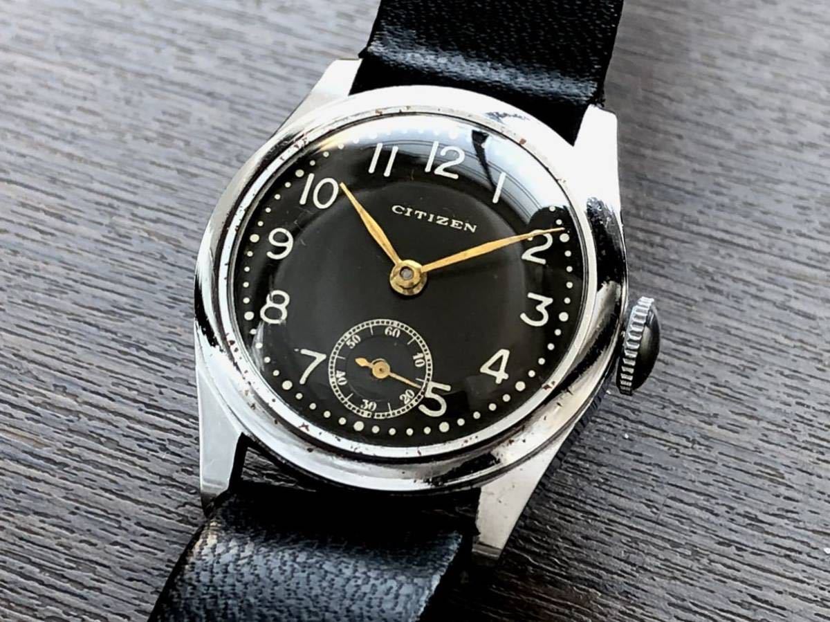 上品】 CITIZEN 1950-T008836 黒文字盤 シチズン 腕時計(アナログ