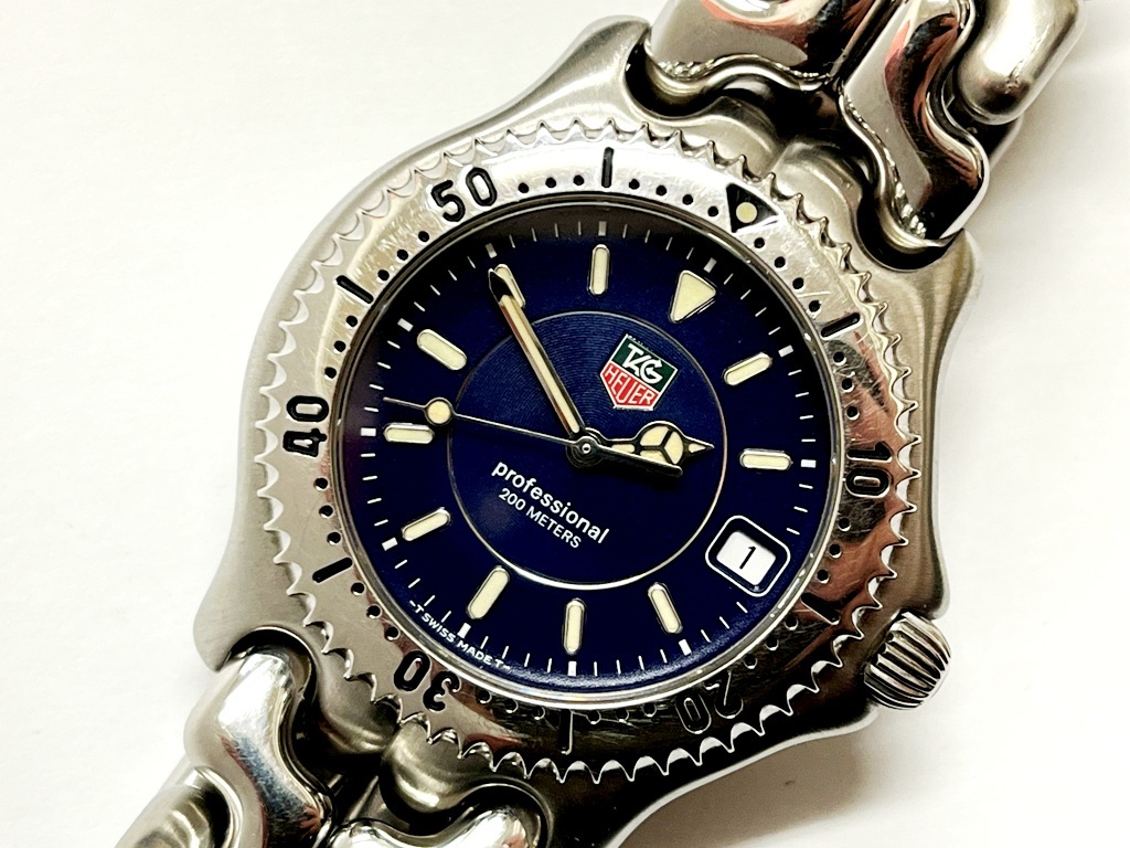 ☆TAG HEUER/タグホイヤー プロフェッショナル WG111A メンズ腕時計《電池切れジャンク/品》☆ タグホイヤー ジャンク 電池切れ