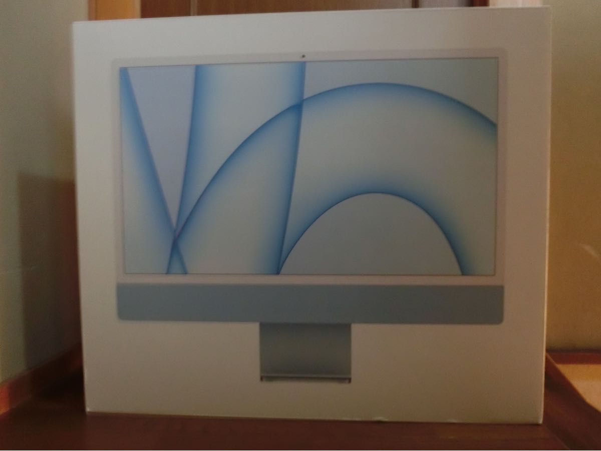 新品未使用 iMac 24インチ ブルー M１チップ テンキー付キーボード