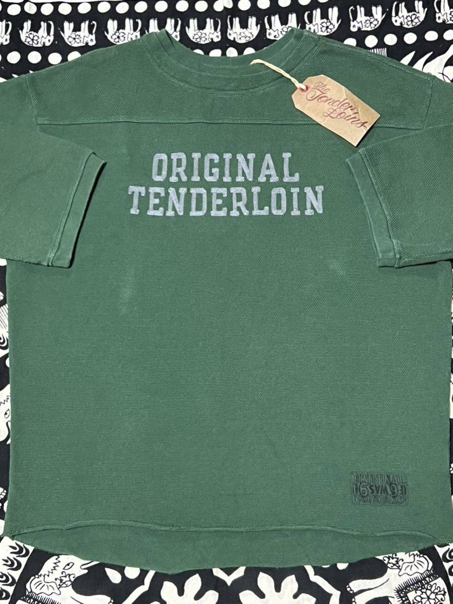 正規品質保証】 STITCH MOSS TENDERLOIN(テンダーロイン) NFL GREEN M