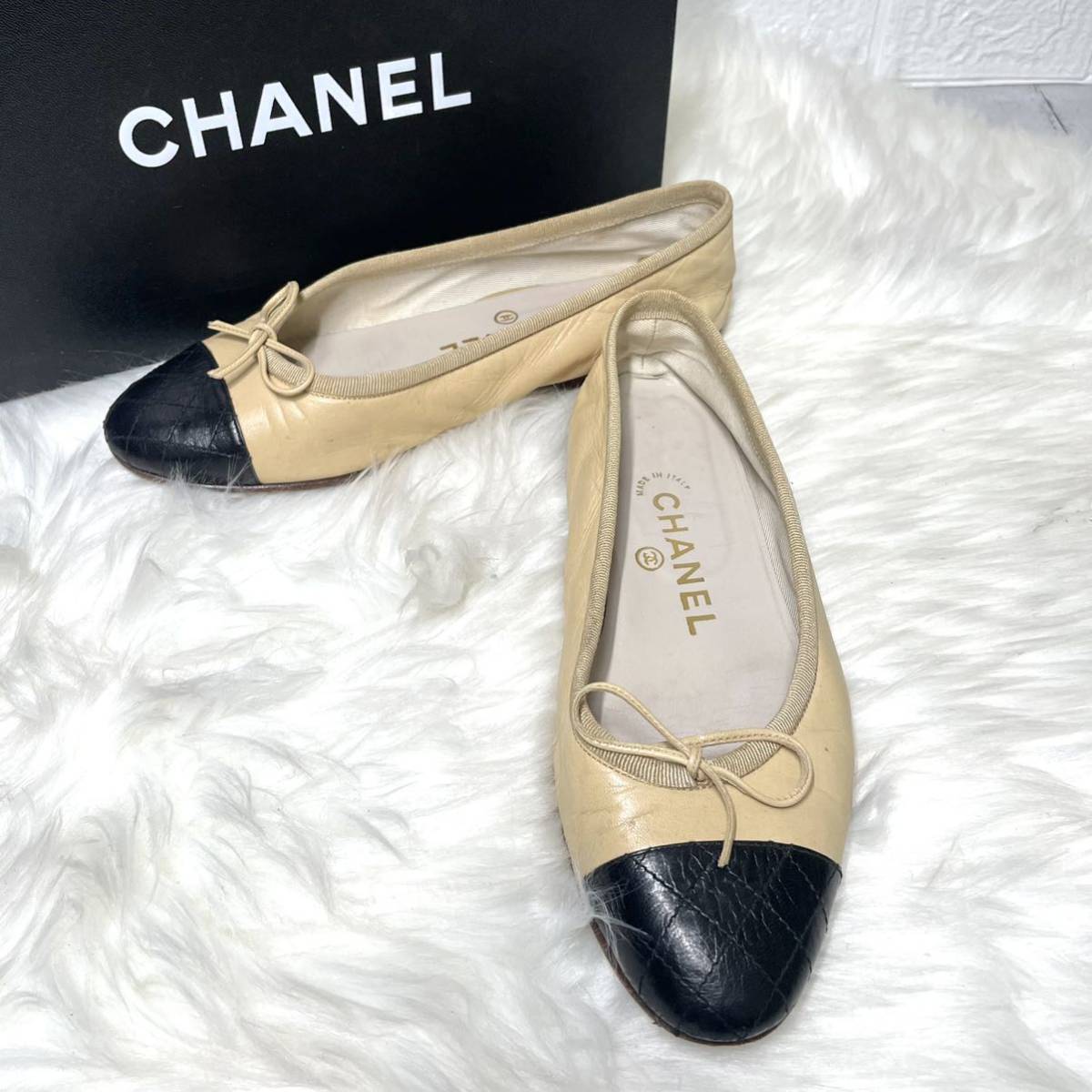 新作正規品】 CHANEL - ❤CHANEL ❤シャネル バイカラーバレリーナ