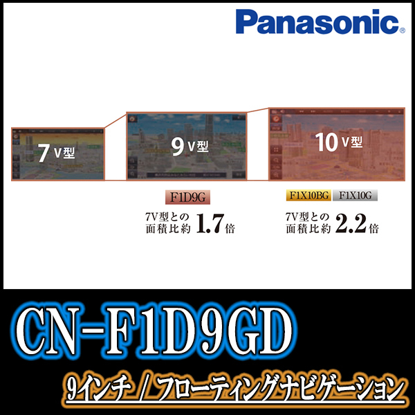 クラウンロイヤル(210系)専用セット　Panasonic/CN-F1D9GD　9インチ大画面ナビ(配線/パネル込)_画像8