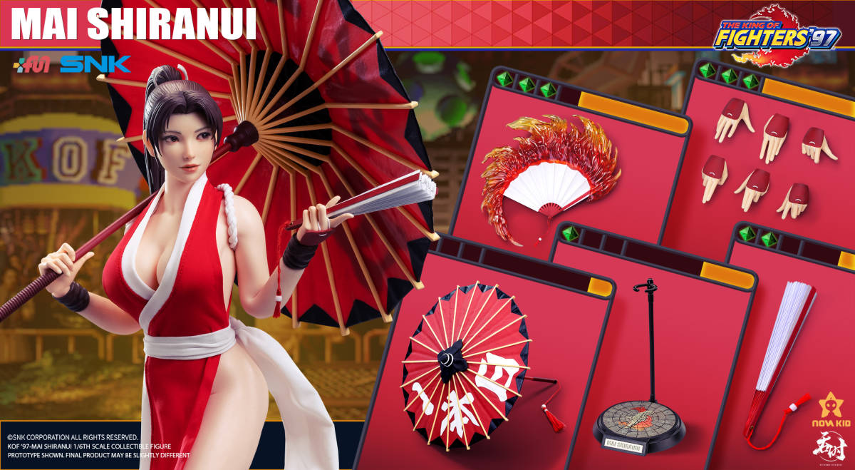 TUNSHI STUDIO 1/6 不知火舞 拳皇 ザ キングオブファイターズ KOF97 未