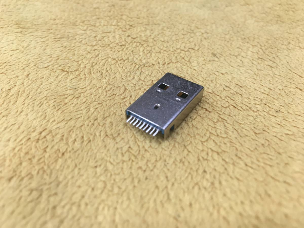 (1) USB プラグ 3.0規格 コネクタ タイプA オス 1個 新品未使用_画像2