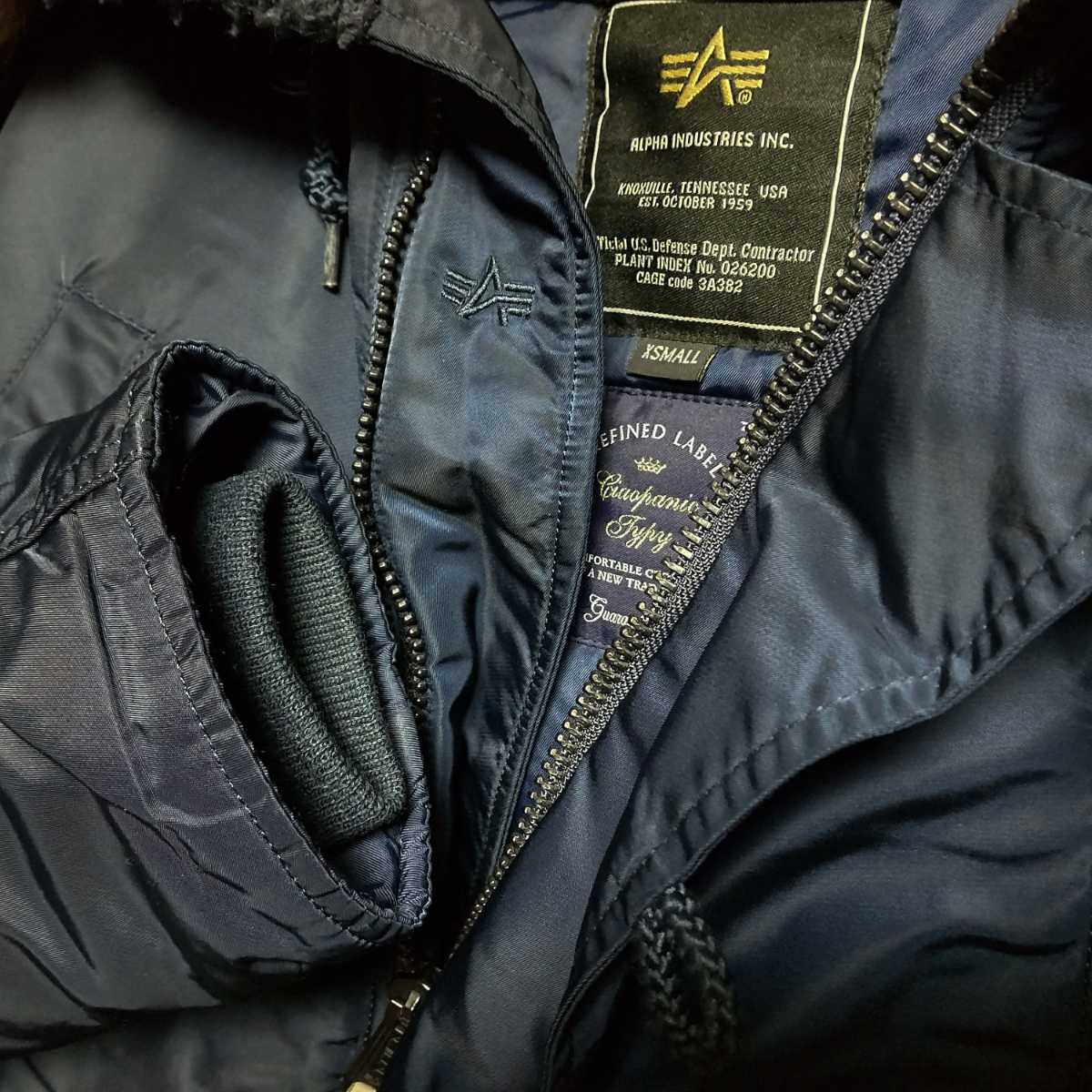 ALPHA×チャオパニック N-3B コラボ【XS】別注 CIAOPANIC ALPHA×チャオパニック N-3B コラボ【XS】別注 CIAOPANIC
