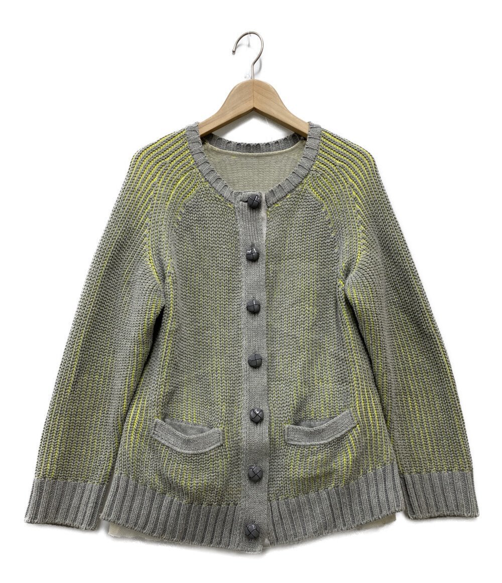 特売トップスサカイ 長袖カーディガン 裾レース レディース (M) sacai [0104h