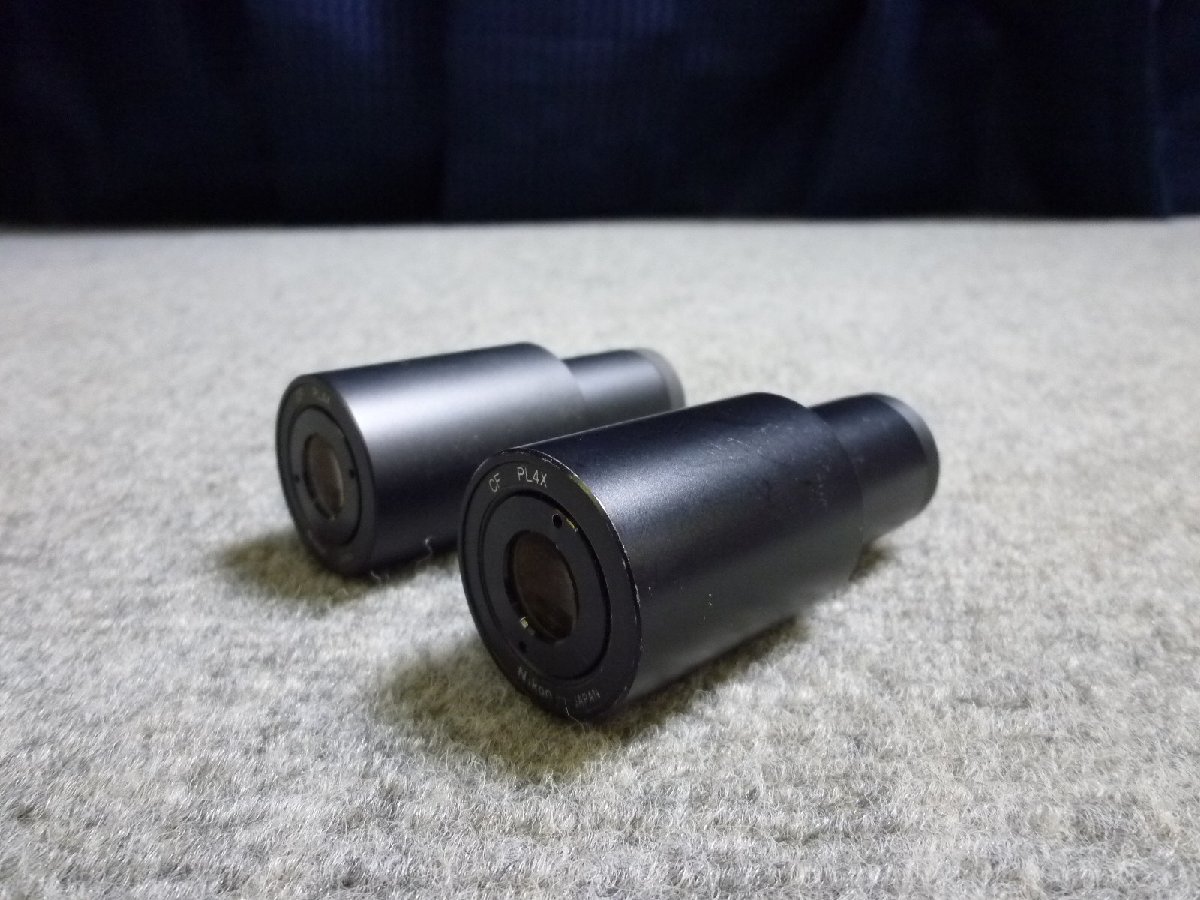 Yahoo!オークション - Nikon ニコン CF PL4X 2個セット 顕微鏡 Yahoo!オークション - Nikon ニコン CF PL4X 2個セット 顕微鏡