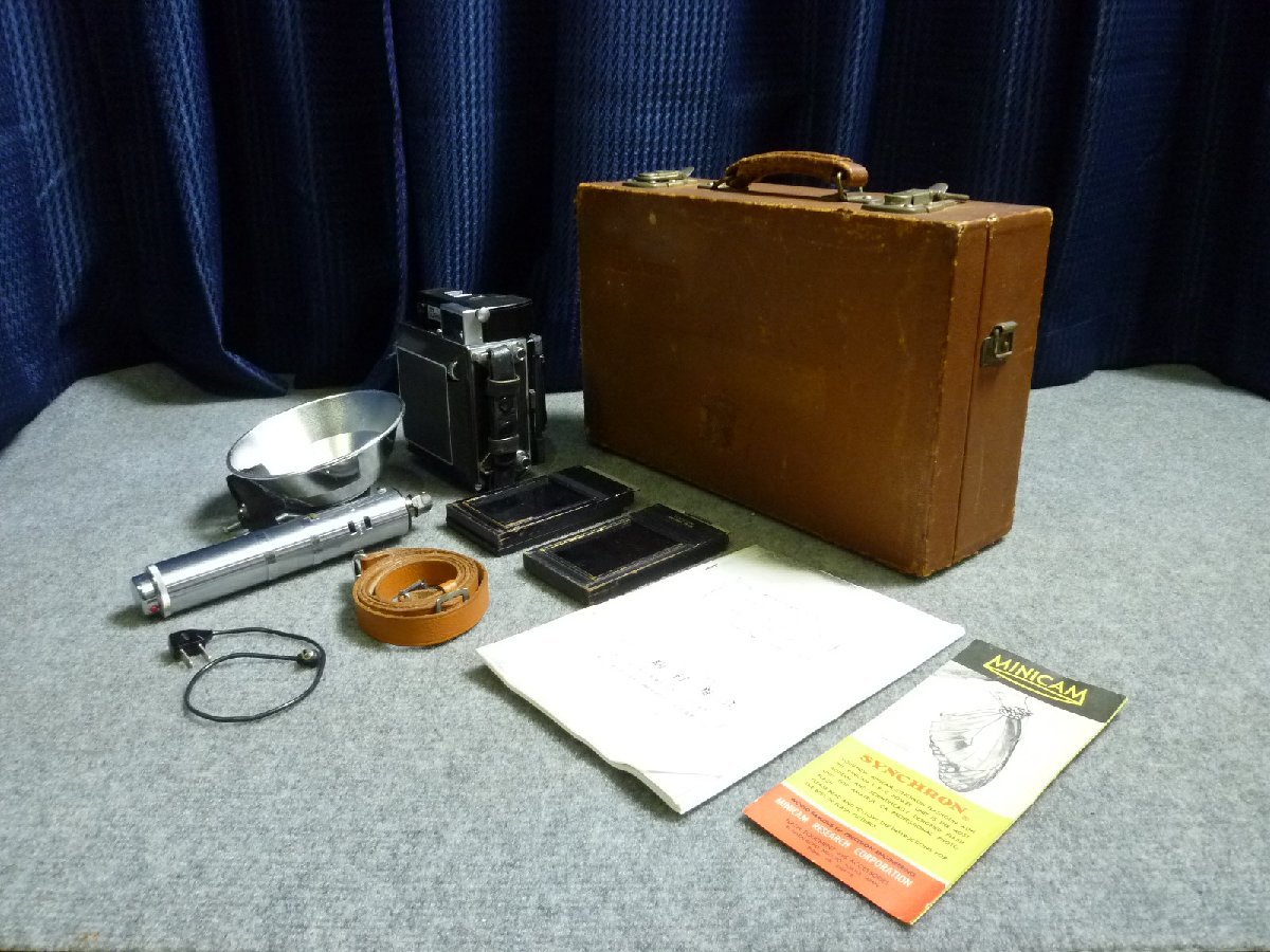▲ 希少 東京光学機械 HORSEMAN PRESS 104 ホースマンプレス ケース付き 付属品あり 警察記録写真用 一般向け販売なし ▲ 132