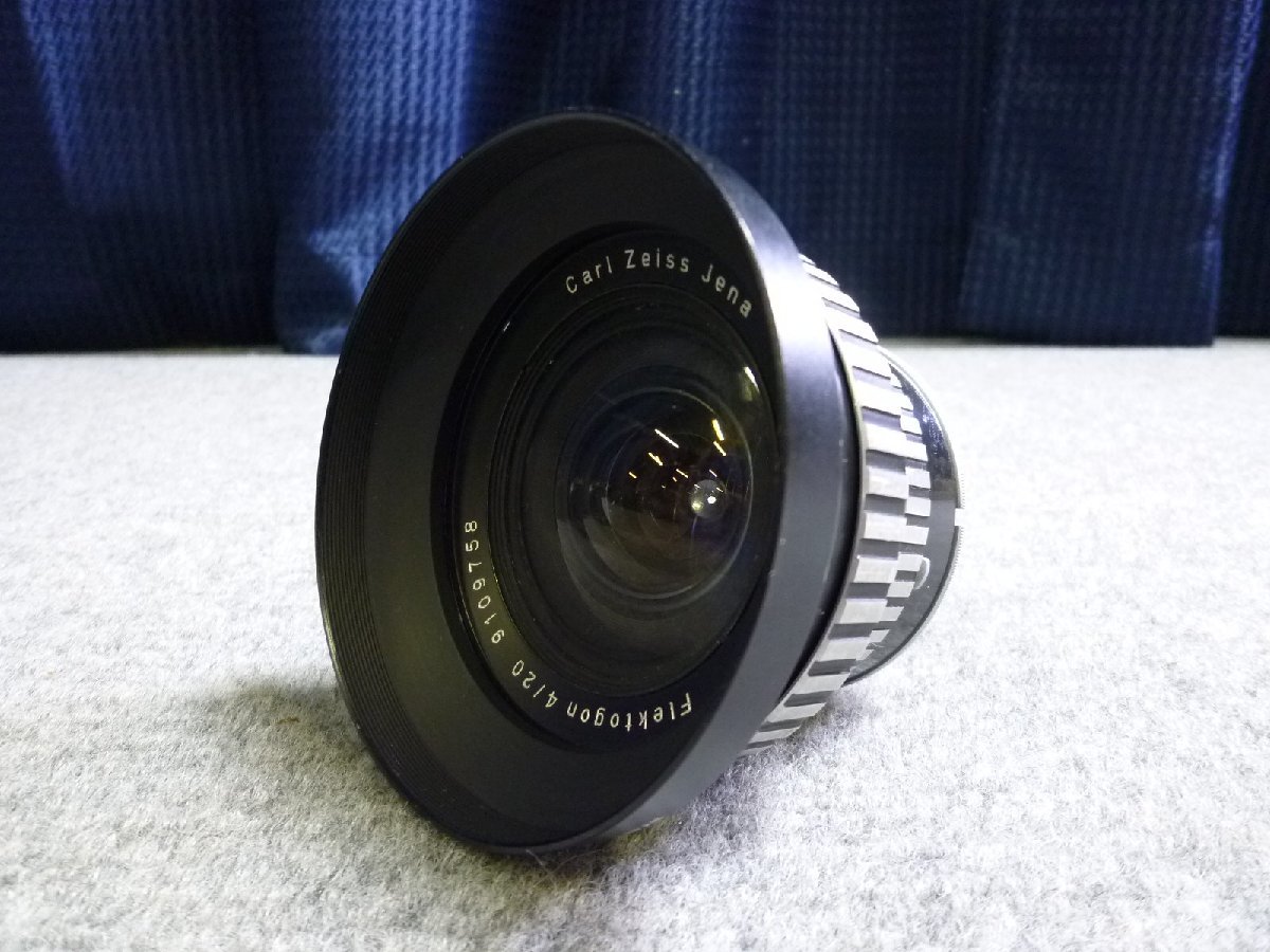 ▲ Carl Zeiss Jena カールツァイス Flektogon 4/20 レンズフード付き レンズ ▲ 39_画像2