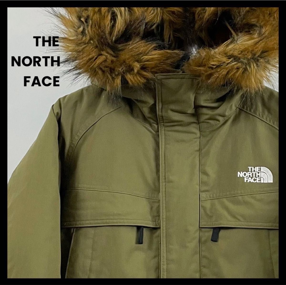 THE NORTH FACE ノースフェイス マクマードパーカ カーキ 美品 メンズ