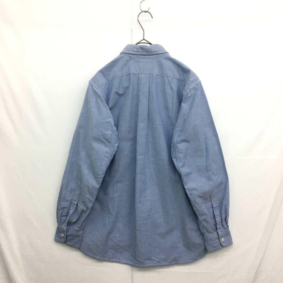 HZ9213★Engineered Garments WORKADAY : ボタンダウン オックスフォードシャツ★XS★サックスブルー エンジニアドガーメンツ_画像4