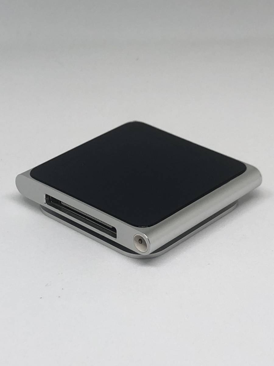 オーディオ機器 ポータブルプレーヤー 【新品バッテリー交換済み 完動品】 Apple iPod nano 第6世代 16GB シルバー 中古品