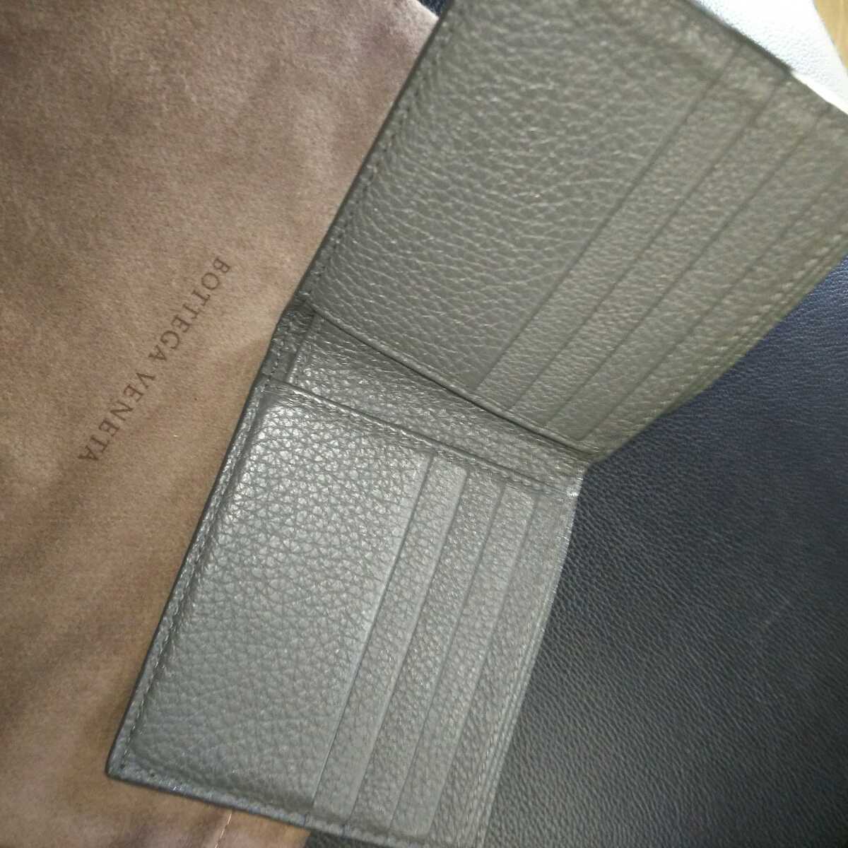 低反発 腰用 未使用品 BOTTEGAVENETA 札入れ グレー系 325