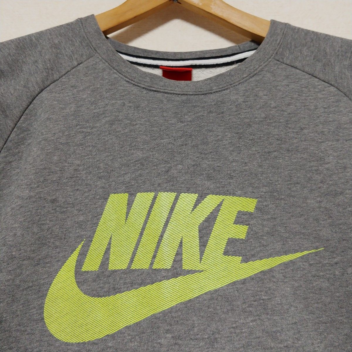NIKE ナイキ HYBRID CREW LOGO 長袖 スウェット グレー XLサイズ NIKE ナイキ HYBRID CREW LOGO 長袖 スウェット グレー XLサイズ