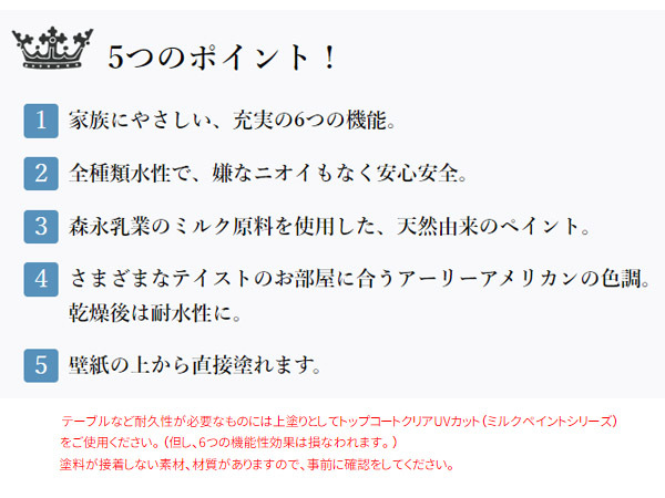 ミルクペイントForウォール アボカドディップ 2L 1本 水性 気軽にDIY 素材にこだわった本格ペイント ターナー色彩 MW002522_画像3