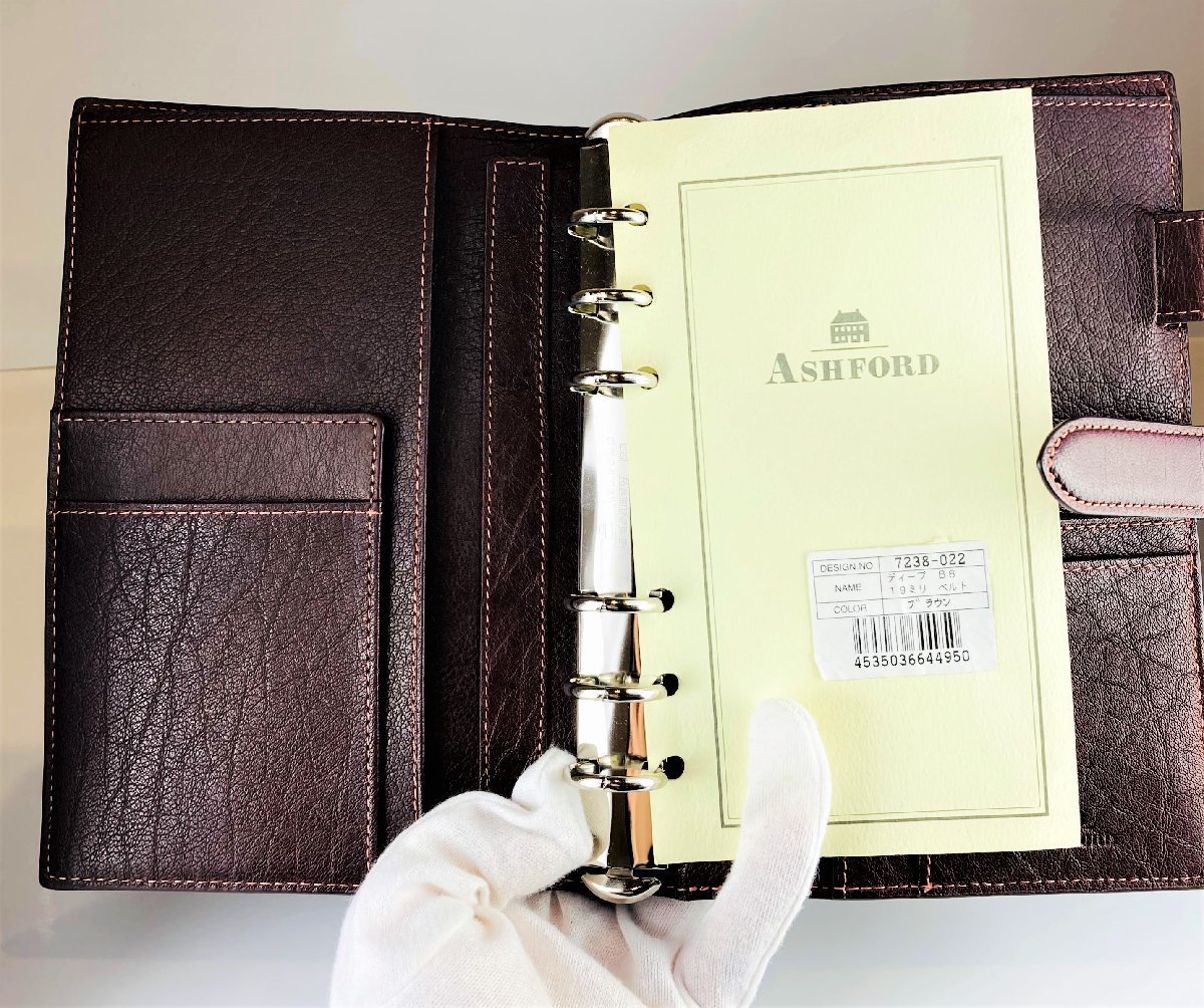 最高の品質の 感謝価格 ASH FORD アシュフォード システム手帳 i9tmg
