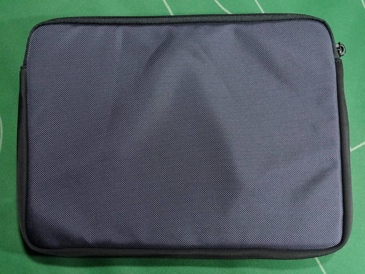 □TUMI SOPHNET.別注 バリスティックナイロン素材 PCケース/クラッチバッグ LARGE LAPTOP COVER アッシュネイビー 美品!!!□_画像2