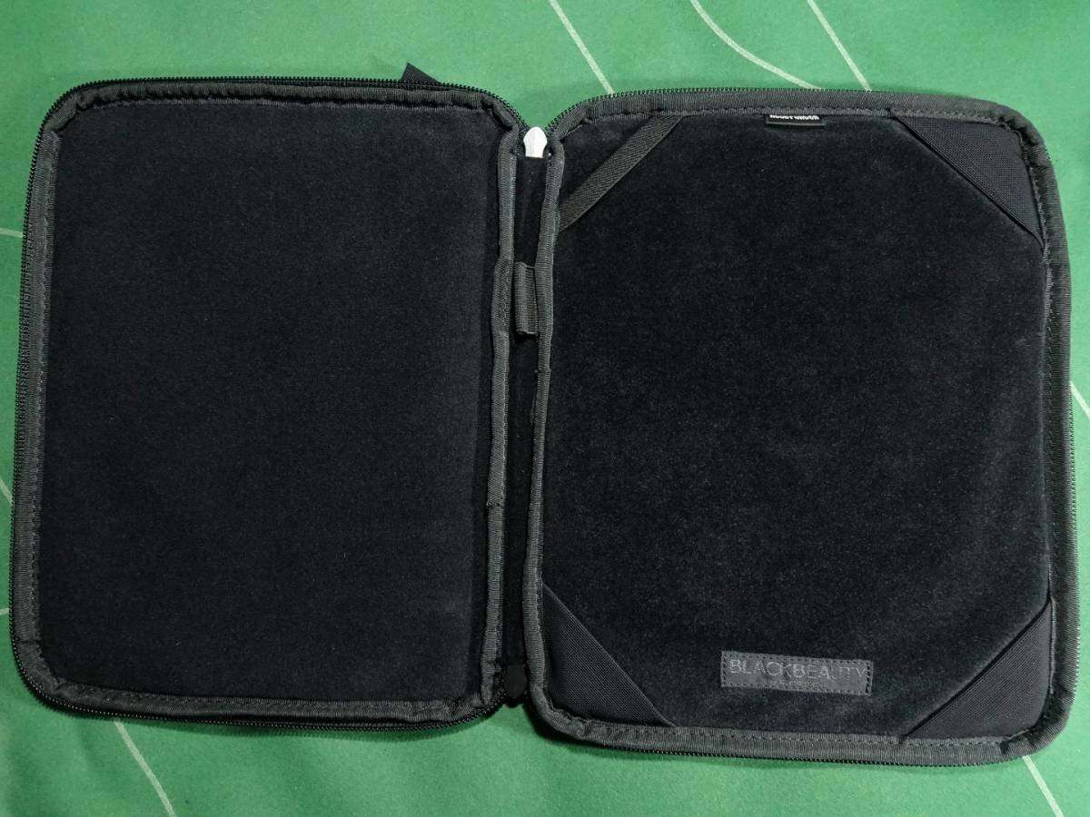 * Headporter black view ti nylon tsu il material iPad tablet case mat black beautiful goods!!!*